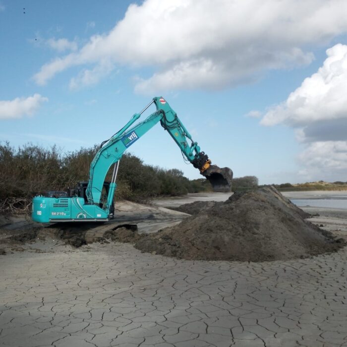 Slib afgraven Berkheide